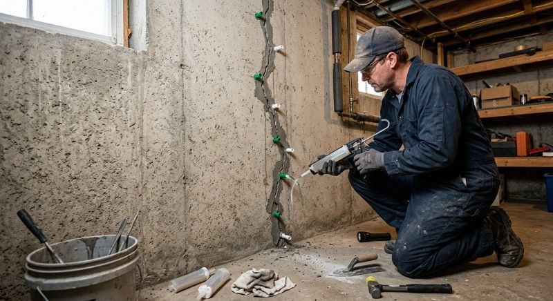 Cracked Basement Floor Repair in Lake Placid, FL