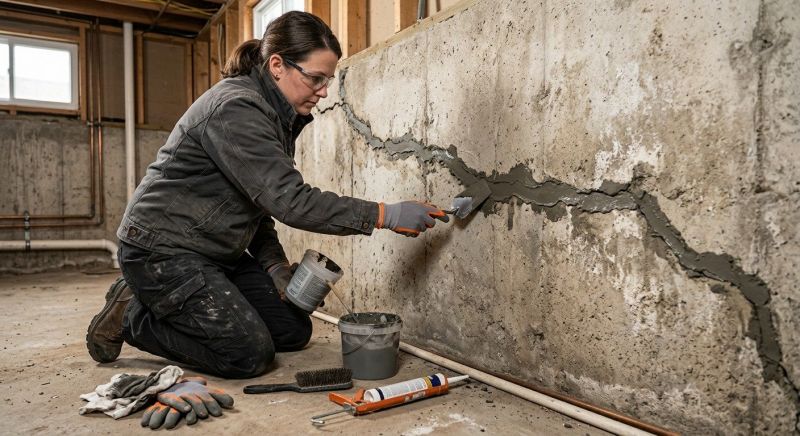 Cracked Basement Floor Repair in Lake Placid, FL