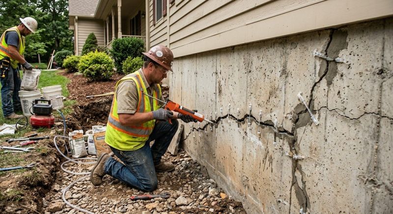 Foundation Crack Sealing in Lake Placid, FL