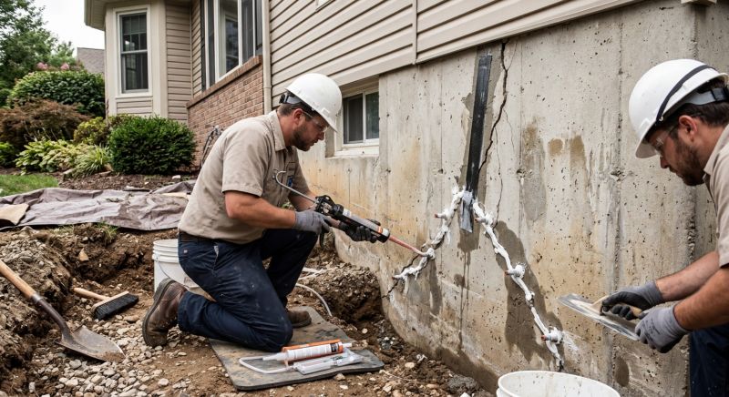 Foundation Crack Sealing in Lake Placid, FL