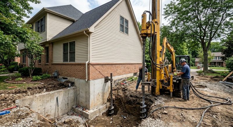 Helical Piers Installation in Lake Placid, FL