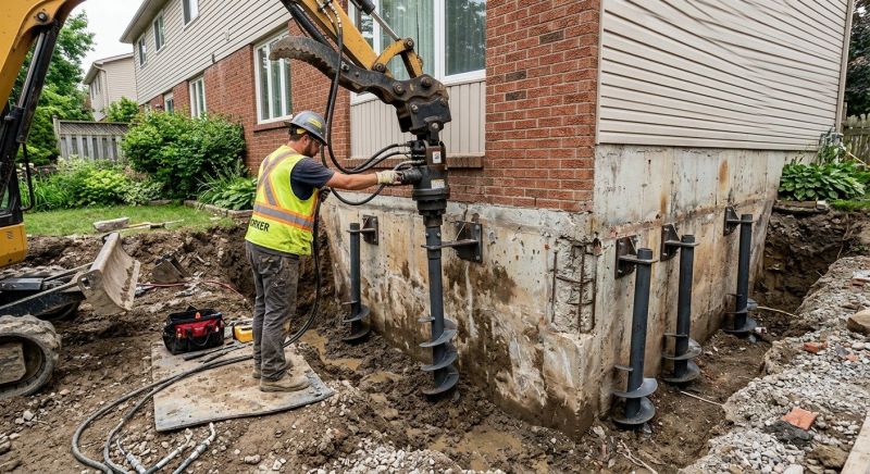 Helical Pile Installation in Lake Placid, FL