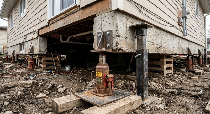 Sinking Foundation Lifting in Lake Placid, FL