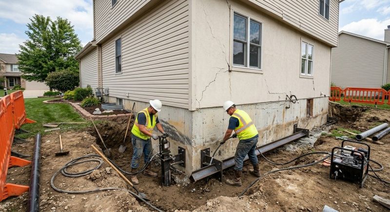 Sinking Foundation Repair in Avon Park, FL