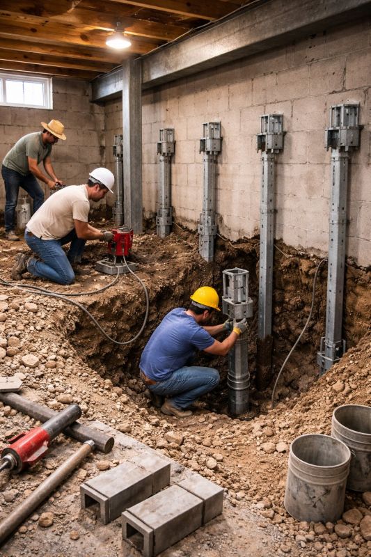 Structural Underpinning in Lake Placid, FL